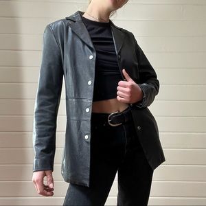 GUESS genuine leather jacket